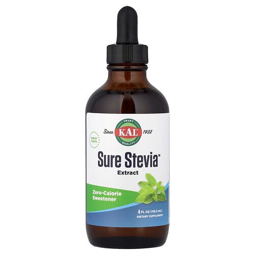 KAL, Sure Stevia™ Extract, 4 fl oz (118.3 ml)