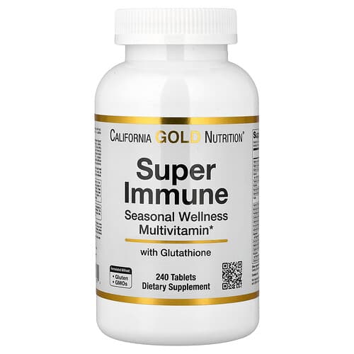California Gold Nutrition, Super Immune, Seasonal Wellness Multivitamin, 240 Tablets
