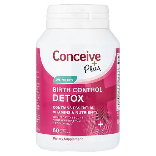 Conceive Plus, Women's Birth Control Detox, 60 Vegan Capsules