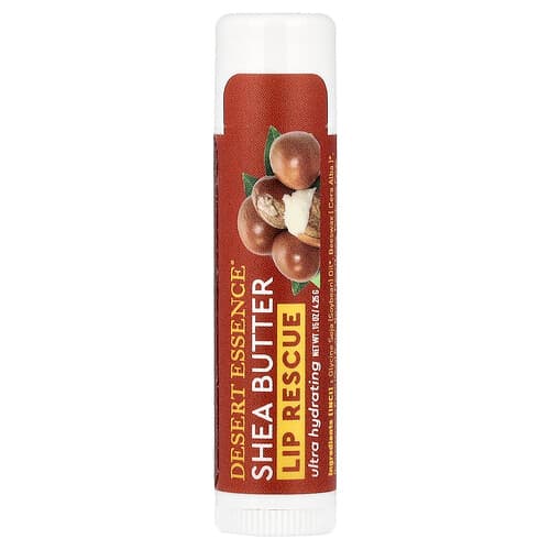 Desert Essence, Lip Rescue, Shea Butter, 0.15 oz (4.25 g)