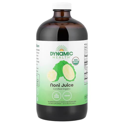 Dynamic Health, Certified Organic Noni Juice, 32 fl oz (946 ml)