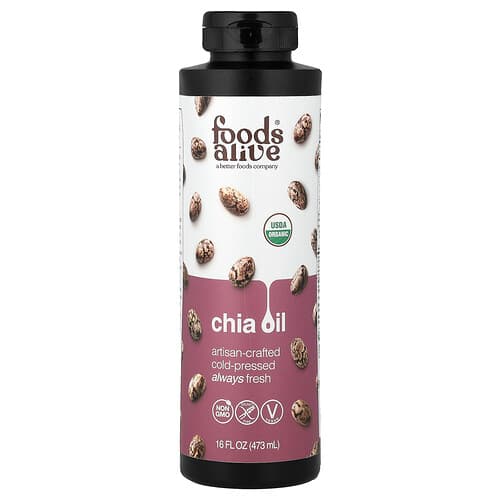 Foods Alive, Organic Chia Oil, 16 fl oz (473 ml)