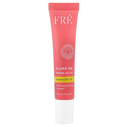 Fre, Plump Me, Peptide Lip Tint, SPF 30, Pampelone, 0.5 fl oz (15 ml)