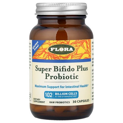 Flora, Super Bifido Plus Probiotic, 30 Capsules