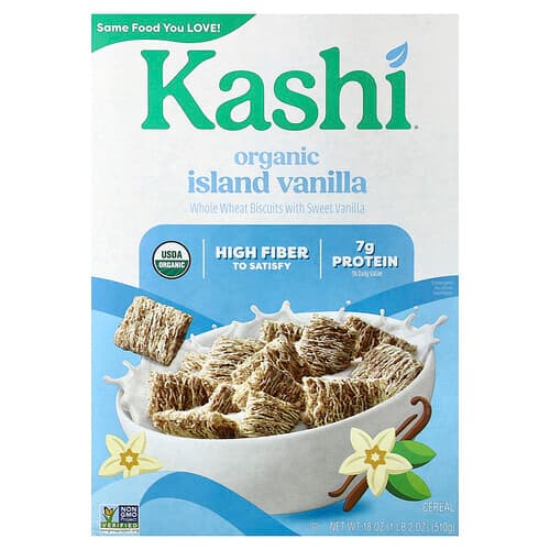 Kashi, Organic Cereal, Island Vanilla, 18 oz (510 g)
