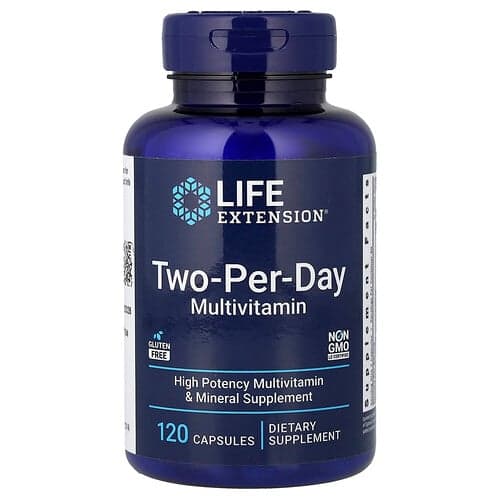 Life Extension, Two-Per-Day Multivitamin, 120 Capsules