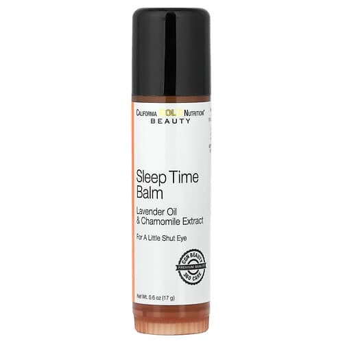 California Gold Nutrition, Sleep Time Balm Stick, Lavender & Chamomile, 0.6 oz (17 g)