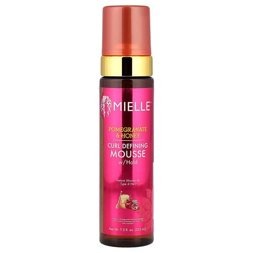 Mielle, Curl Defining Mousse with Hold, Pomegranate & Honey, 7.5 fl oz (222 ml)
