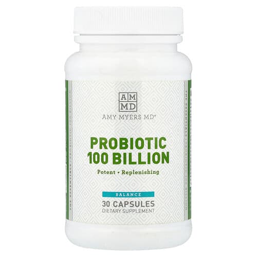 Amy Myers MD, Probiotic 100 Billion, 30 Capsules