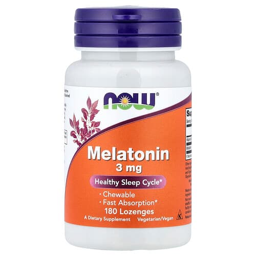 NOW Foods, Melatonin, 180 Lozenges