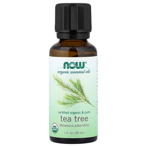 NOW Foods, Organic Essential Oils, Tea Tree, 1 fl oz (30 ml)