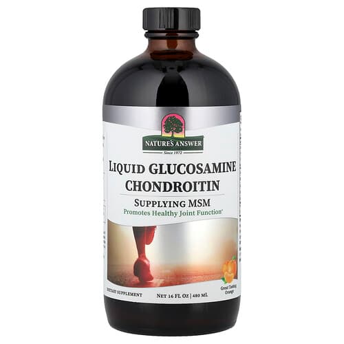 Nature's Answer, Liquid Glucosamine Chondroitin, Orange, 16 fl oz (480 ml)