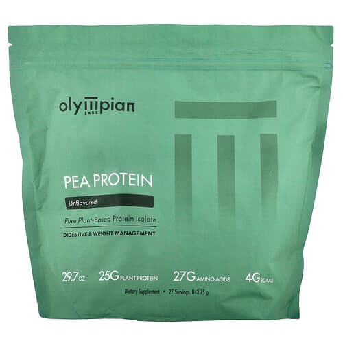 Olympian Labs, Pea Protein, Unflavored, 29.7 oz (843.75 g)