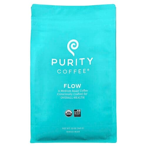 Purity Coffee, Flow, Whole Bean, Medium Roast, 12 oz (340 g)