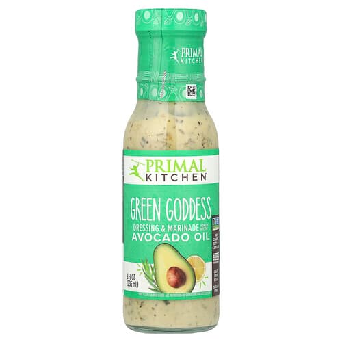 Primal Kitchen, Dressing & Marinade Made With Avocado Oil, Green Goddess, 8 fl oz (236 ml)