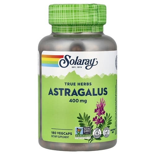 Solaray, True Herbs, Astragalus, 400 mg, 180 VegCaps
