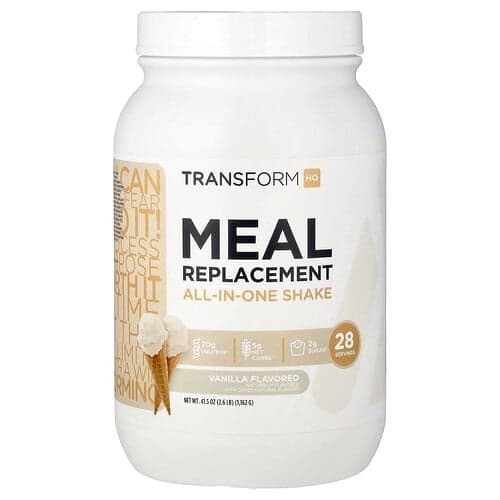 TransformHQ, Meal Replacement, All-in-One Shake, Vanilla, 2.6 lb 41.5 (1162 g)