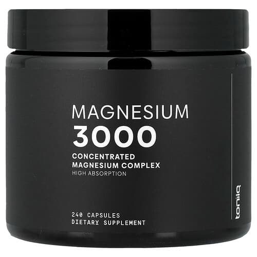 Toniiq, Magnesium 3000, 240 Capsules