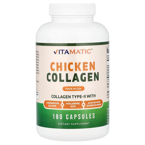 Vitamatic, Chicken Collagen, 180 Capsules