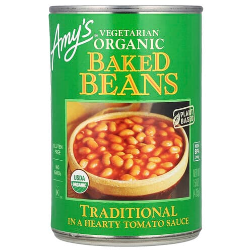 Amy's, Organic Vegetarian Baked Beans, Traditional, 15 oz (425 g)