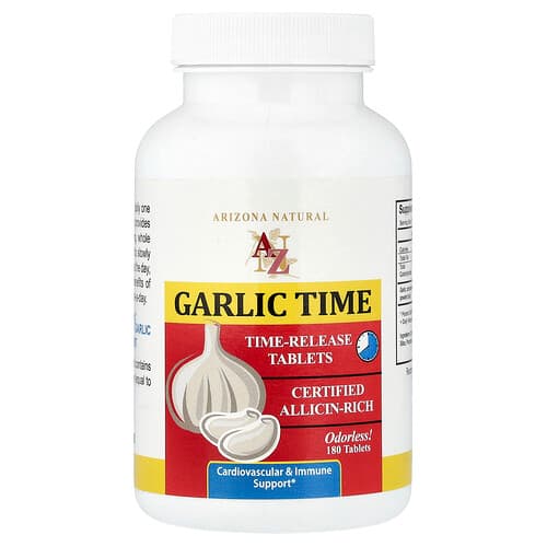 Arizona Natural, Garlic Time, 600 mg , 180 Tablets