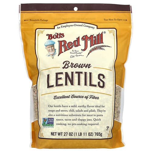 Bob's Red Mill, Brown Lentils, 27 oz (765 g)