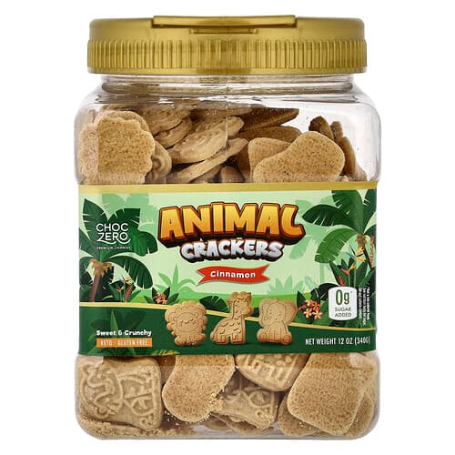 ChocZero, Animal Crackers, Cinnamon, 12 oz (340 g)