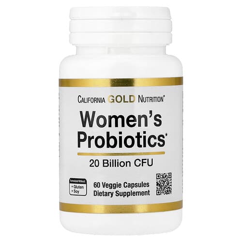 California Gold Nutrition, Women's Probiotics with Probiotic Bacteria Blend, Bifidobacterium lactis, Lactobacillus acidophilus, and Lactobacillus