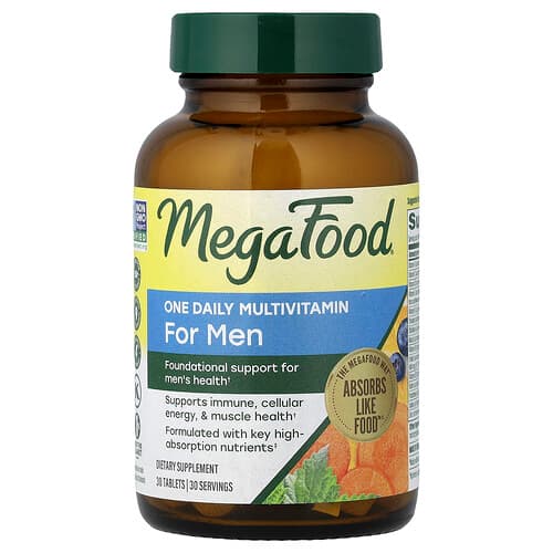 MegaFood, One Daily Multivitamin, For Men, 30 Tablets