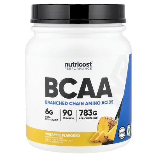 Nutricost, Performance, BCAA, Pineapple, 1.7 lb (783 g)