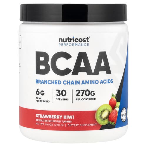 Nutricost, Performance, BCAA, Strawberry Kiwi, 9.6 oz (270 g)