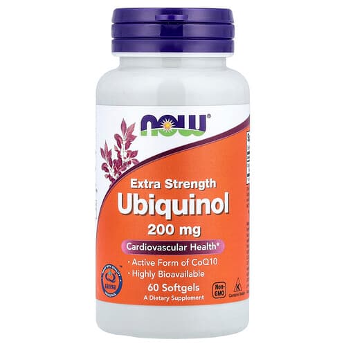 NOW Foods, Ubiquinol, 200 mg, 60 Softgels