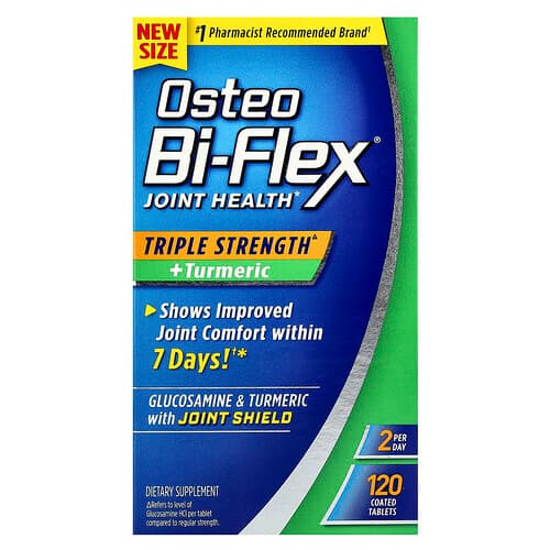 Osteo Bi-Flex, Joint Health, Triple Strength + Turmeric, 120 Coated Tablets