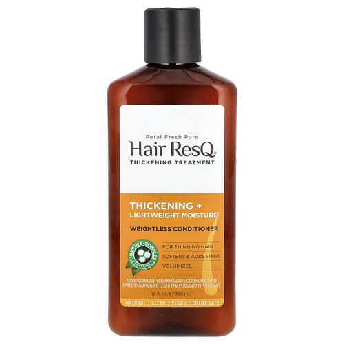 Petal Fresh, Hair ResQ®, Thickening Treatment, Thickening + Lightweight Moisture Weightless Conditioner, For Thinning Hair, 12 fl oz (355 ml)