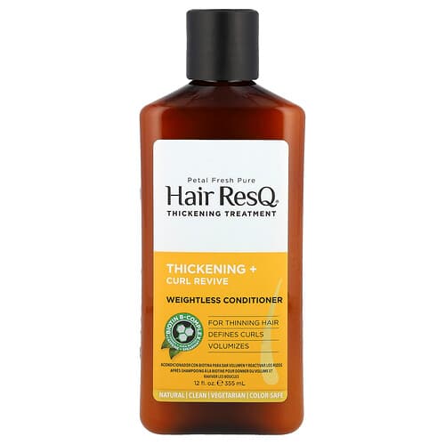 Petal Fresh, Hair ResQ®, Weightless Conditioner, Thickening + Curl Revive, 12 fl oz (355 ml)