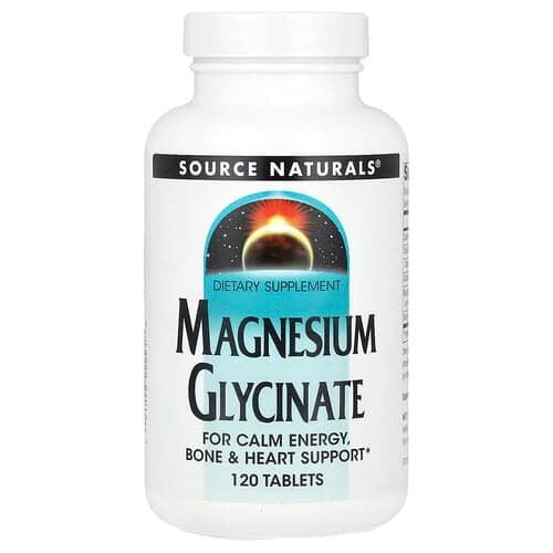 Source Naturals, Magnesium Glycinate, 120 Tablets