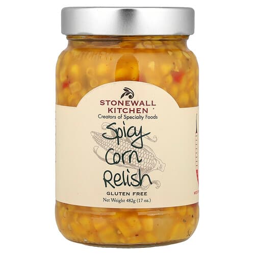 Stonewall Kitchen, Spicy Corn Relish, Medium, 17 oz (482 g)