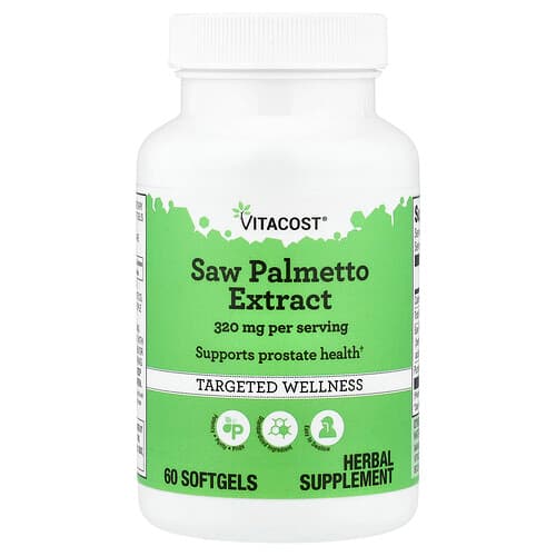 Vitacost, Saw Palmetto Extract, 60 Softgels